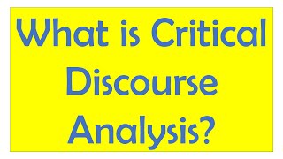 What is Critical Discourse Analysis  Everything You Need to Know About CDA by Fairclough Van Dijk [upl. by Lettie]