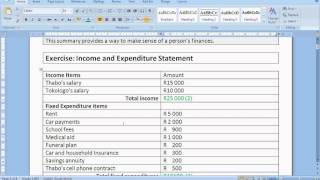 Finance income and expenditure statement [upl. by Amjan]