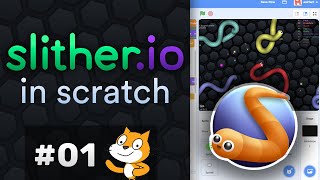 Scratch Tutorial Slitherio in Scratch Part 1 [upl. by Woodrow785]