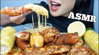 Crab Mukbang Spicy Seafood Boil Challenge [upl. by Atews]