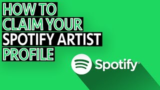 How to claim your Spotify Artist profile [upl. by Cirted]