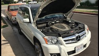 Mercedes GLK oil change at home guide [upl. by Aisatsana655]