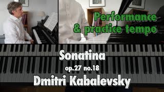 Sonatina op27 no18 by D Kabalevsky [upl. by Mcspadden]