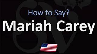 How to Pronounce Mariah Carey CORRECTLY [upl. by Castara]