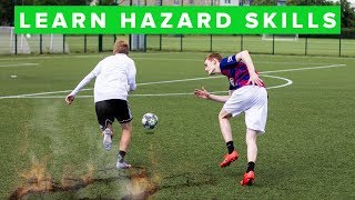 HOW TO DRIBBLE LIKE HAZARD  Learn football skills [upl. by Madda]