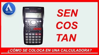 Seno Coseno y Tangente  EN CALCULADORA [upl. by Krenek]