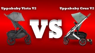 Uppababy Cruz V2 VS Vista V2 Mechanics Comfort Use [upl. by Pilihp186]