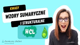 Kwasy  wzory sumaryczne i strukturalne [upl. by Monjan]