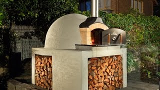 How to Build our Wood Fired Brick Pizza Oven Kit [upl. by Elyac113]