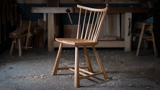 Making a Spindle Back Windsor Chair [upl. by Long]