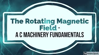 4 AC machinery fundamentals  The Rotating Magnetic field [upl. by Laira]