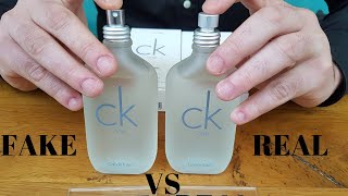 Fake vs Real Calvin Klein One Perfume 100 ML [upl. by Aeneas250]