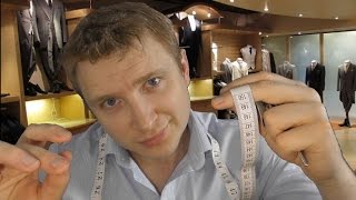 ASMR  Suit Fitting Roleplay [upl. by Neit889]