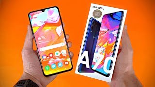 Samsung Galaxy A70 quotMEGA GALAXYquot  UNBOXING amp FIRST LOOK [upl. by Eissen]