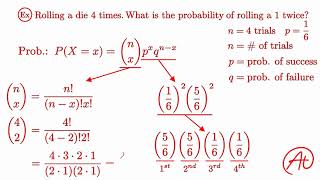 Binomial Distribution EXPLAINED with Examples [upl. by Meredithe478]