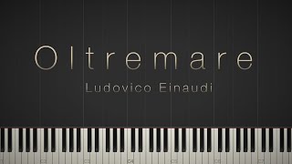 Oltremare  Ludovico Einaudi \\ Synthesia Piano Tutorial [upl. by Paik]