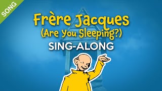 Frère Jacques Are You Sleeping  Kids SingAlong with Lyrics SONG [upl. by Aicila]