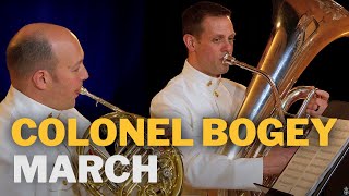 Colonel Bogey March  US Navy Band [upl. by Nolahs]