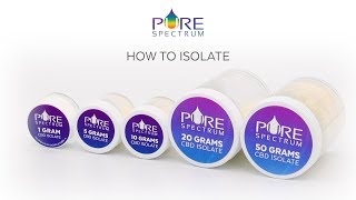 How to use CBD Isolate [upl. by Noirod]