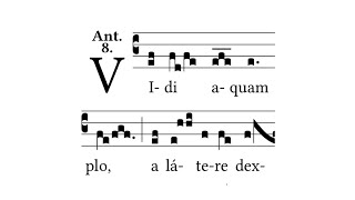 Vidi aquam  Gregorian Chant [upl. by Freddi]