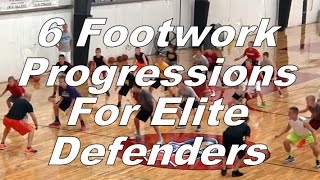 6 Footwork Progressions For Elite Defenders [upl. by Ttevi457]