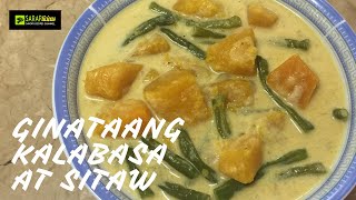 Ginataang Kalabasa at Sitaw [upl. by Aalst]