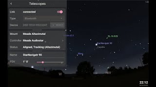 Stellarium Mobile Plus  Telescope control [upl. by Demha]