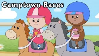 Camptown Races  More  Happy Running Horse Game  Mother Goose Club Phonics Songs [upl. by Antrim]