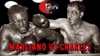 Rocky Marciano vs Ezzard Charles quotLegendary Nightquot  Classic Battle Highlights Full HD [upl. by Yorztif]