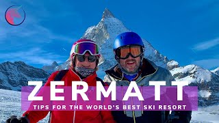 Tips to help you MAXIMIZE your trip to Zermatt Switzerland the Worlds BEST ski resort [upl. by Nanon]