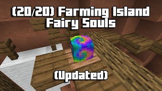 UPDATED The Farming Island Fairy Souls 2020 Revamped BarnMushroom Desert  Hypixel Skyblock [upl. by Bailie167]