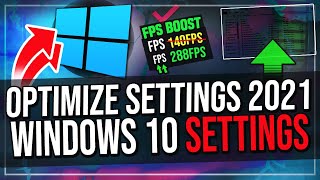 How To Optimize Windows 10 for Gaming 2024 Increase FPS and Performance [upl. by Jorge]