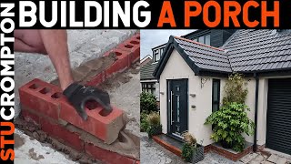 Bricklaying Building a Porch from Start To Finish [upl. by Bazluke]