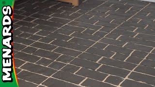 How to Install Paver Locking Sand  Menards [upl. by Nylrak]