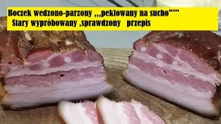 Boczek wędzony peklowany na sucho [upl. by Cleodel898]