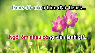 CHUYEN TINH YEU HISTOIRE DUN AMOUR KARAOKE [upl. by Fairbanks]