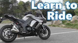 How to Ride a Motorbike For Beginners UK  Machine Controls [upl. by Whalen]