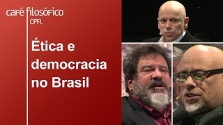 Ética e democracia no Brasil  Cortella Pondé e Karnal [upl. by Aihsatsan155]