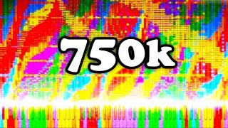 750000 SUBSCRIBERS 750000 NOTES INSANITY [upl. by Ellinet753]