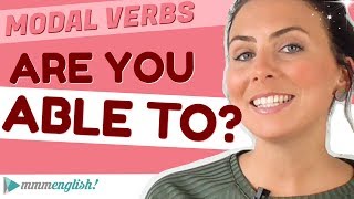 Are you ABLE to 💪🏼 English Modal Verbs [upl. by Tnarud]