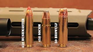 450 Bushmaster vs 458 SOCOM vs 50 Beowulf [upl. by Yate581]