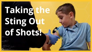 Buzzy Makes Shots As Painless As Possible  Nationwide Childrens Hospital [upl. by Win]