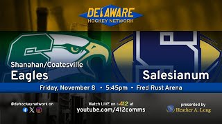 Salesianum vs ShanahanCoatesville • Delaware Hockey Network [upl. by Ramal]