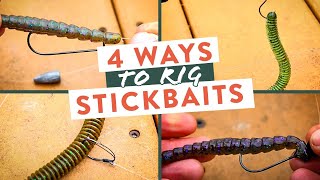 Stick Baits amp Soft Plastic Worms 4 Techniques You NEED to Master [upl. by Horvitz]