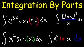 Integration By Parts [upl. by Sallad]