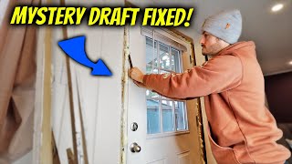 How to Fix Drafty Door and Window Trims  DIY [upl. by Elem]