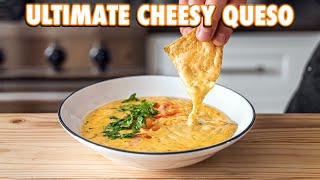 The Cheesiest Homemade Texas Queso 2 Ways [upl. by Rebmik687]