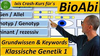 klassische Genetik 1a Grundwissen und Keywords [upl. by April]