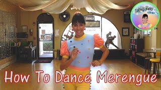 How To Dance Merengue For Beginners  For Kids  Easiest Dance In The World [upl. by Gebler]