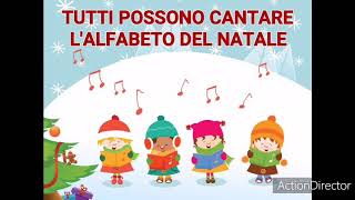 Lalfabeto del Natale   canzone con testo e immagini [upl. by Irami]